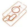 Obal / kryt na Samsung Galaxy A27 oranžový - Frame Clear MagSafe