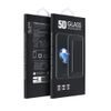 Tvrdené / ochranné sklo Apple iPhone 14 Pro čierne - 5D Full Glue (Matné)