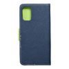 Pouzdro / obal na Samsung Galaxy A02S modro/limetkové - Kabura Fancy Book