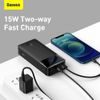 Powerbanka 30000mAh 15W PD Quick Charge 3.0 3A - BASEUS