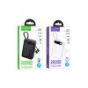 Powerbanka 20000 mAh22,5W USB C + Lightning černá - HOCO
