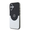 Obal / kryt na Apple iPhone 16 černo-stříbrný s Magsafe - Mercedes-Benz