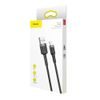 Nabíjecí a datový kabel pro iPhone USB / Lightning 1 m černo-šedý -BASEUS cafule
