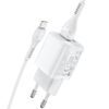 Nabíječka 2.4A 2xUSB s Lightning kabelem 1m bílá - HOCO N4 - NEO
