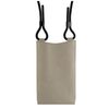 Taštička přes rameno s kapsou FIXED Verona s černou šňůrkou pro mobilní telefony do 7", krémová