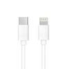 Kabel USB Typ-C - Lightning 8-pin 1M PD20W 3A - bílý
