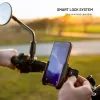 Univerzální držák mobilního telefonu na motorku a kolo FIXED Bikee Anti-Shock s antivibračním modulem, černý