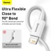 Nabíjecí a datový kabel pro iPhone USB / Lightning 1,5 m bílý - BASEUS