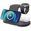 Bezdrátová nabíjecí stanice Aligator Smart Station S 15W, 3v1, černá