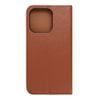 Pouzdro / obal na Apple iPhone 14 Pro hnědé - knížkové Leather case