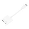Adaptér / redukce USB-C na 2x USB-C (nabíjení + audio) bílá
