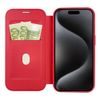Pouzdro / obal na Apple iPhone 16 Pro Max MagSafe červený - knížkový Smart Mag
