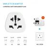 Adaptér FIXED UK Adapter pro zapojení EU, US, AUS zařízení do UK zásuvek, bílý
