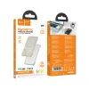 Powerbanka s bezdrátovým nabíjením HOCO Q26, 5000mAh, 20W, PD + FQI, 1 x QI - 1 x USB-C oranžová
