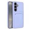 Obal / kryt na Samsung Galaxy S24 fialový - Card Case