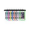Waterproof bag for mobile phone with plastic closing black