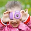Dětský fotoaparát DV201 s paměťovou kartou 2GB, růžový - HOCO DV201