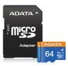 Micro SD karta 64GB s adaptérem class 10 - ADATA