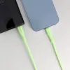Nabíjecí / datový kabel USB-C - Lightning 1m zelený - Forcell F-Energy PD 3A 27W Silicone C346