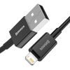 Kabel USB na Apple, Lightning 8-pin, 2,4A, 1m, černý - Baseus