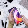 Tvrzené / ochranné sklo na Realme 9 5G / 9 Pro černé 5D plné lepení Ceramic glass