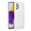 Obal / kryt pre Samsung Galaxy A72 biely - Forcell Card