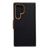 Pouzdro / obal pro Samsung Galaxy S23 Ultra černý knížkový - Canvas book