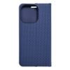 Pouzdro / obal na Apple iPhone 15 Pro modré - knížkové LUNA Book Carbon