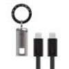 Datový / nabíjecí kabel (klíčenka) USB-C/USB-C černý - Tactical OODA Loop