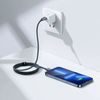 Nabíjecí / datový kabel USB-C - Lightning 20W 1,2m černý - Baseus CAJY000201 Crystal Shine Series