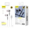 Sluchátka drátové s USB-C bíle - Pavareal