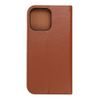 Pouzdro / obal na Apple iPhone 14 Pro Max hnědé - knížkové Leather case