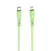 Nabíjecí / datový kabel USB-C - Lightning 1m zelený - Forcell F-Energy PD 3A 27W Silicone C346