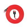 Nabíjecí a datový USB/USB-C 3 m červený - BASEUS Cafule