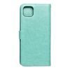 Puzdro / obal na Samsung Galaxy A22 5G zelené mandala - kniha Forcell MEZZO