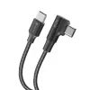 Kabel USB-C/USB-C QC4.0 PD 3A 60W 1,2m černý - Forcell F-Energy