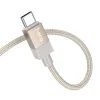 Kabel AUX Jack 3,5 mm / USB C 1m zlatý - HOCO