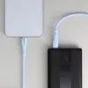 Silikonový kabel USB C to USB C 5A 100W 1m modrý - Forcell
