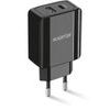 Aligator POWER DELIVERY 20W, USB + USB-C, čierna