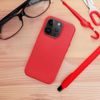 Obal / kryt na Apple iPhone 15 PRO MAX červený - Leather Mag Cover