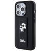 Obal / kryt na Apple iPhone 14 Pro černý - KARL LAGERFELD Gripstand Saffiano KC PIN