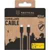 Nabíjecí kabel USB-C / USB-C 1m pletený černý - Tactical Stitch Thread