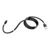 Kabel USB typ C 2,4A s magnety černý 1m