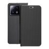 Puzdro / obal na Xiaomi 13 PRO čierne - book LUNA Book Carbon