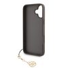 Obal / kryt na Apple iPhone 16 hnědý - Guess 4G Charm