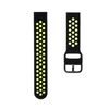 Silikonový řemínek s šířkou 20mm pro smartwatch černolimetkový - FIXED Silicon Strap