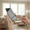 Nabíjecí / datový kabel USB-C - Lightning 1m zelený - Forcell F-Energy PD 3A 27W Silicone C346