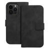 Puzdro / obal na Apple iPhone 14 Pro čierne - kniha Forcell TENDER