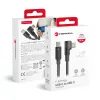 Kabel USB-C/USB-C QC4.0 PD 3A 60W 1,2m černý - Forcell F-Energy