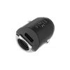Autonabíječka 2xUSB-C výstupem v miniaturním provedení, podpora PD, 30W, černá - FIXED